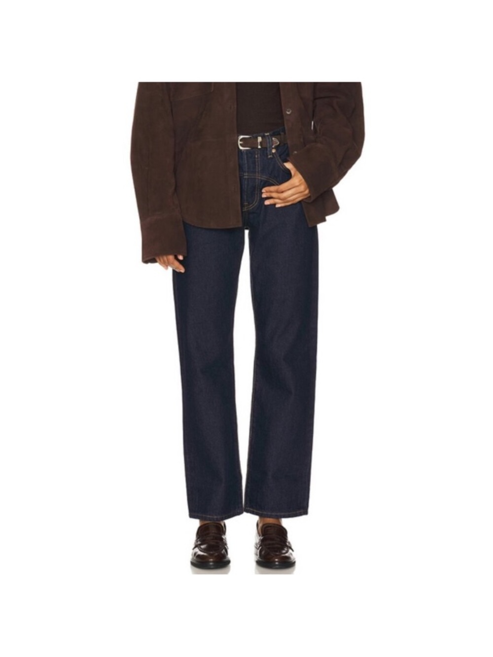 Levi's 501 90’s Western Jeans Dark Indigo Wash in Deep Breathe Size 27x30 NWT - Picture 5 of 10